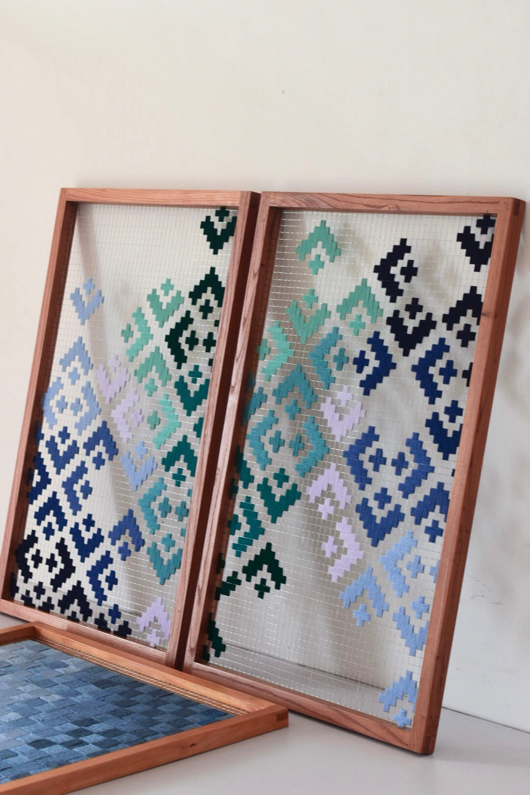 AMAZON - FRAMED TEXTILE ART