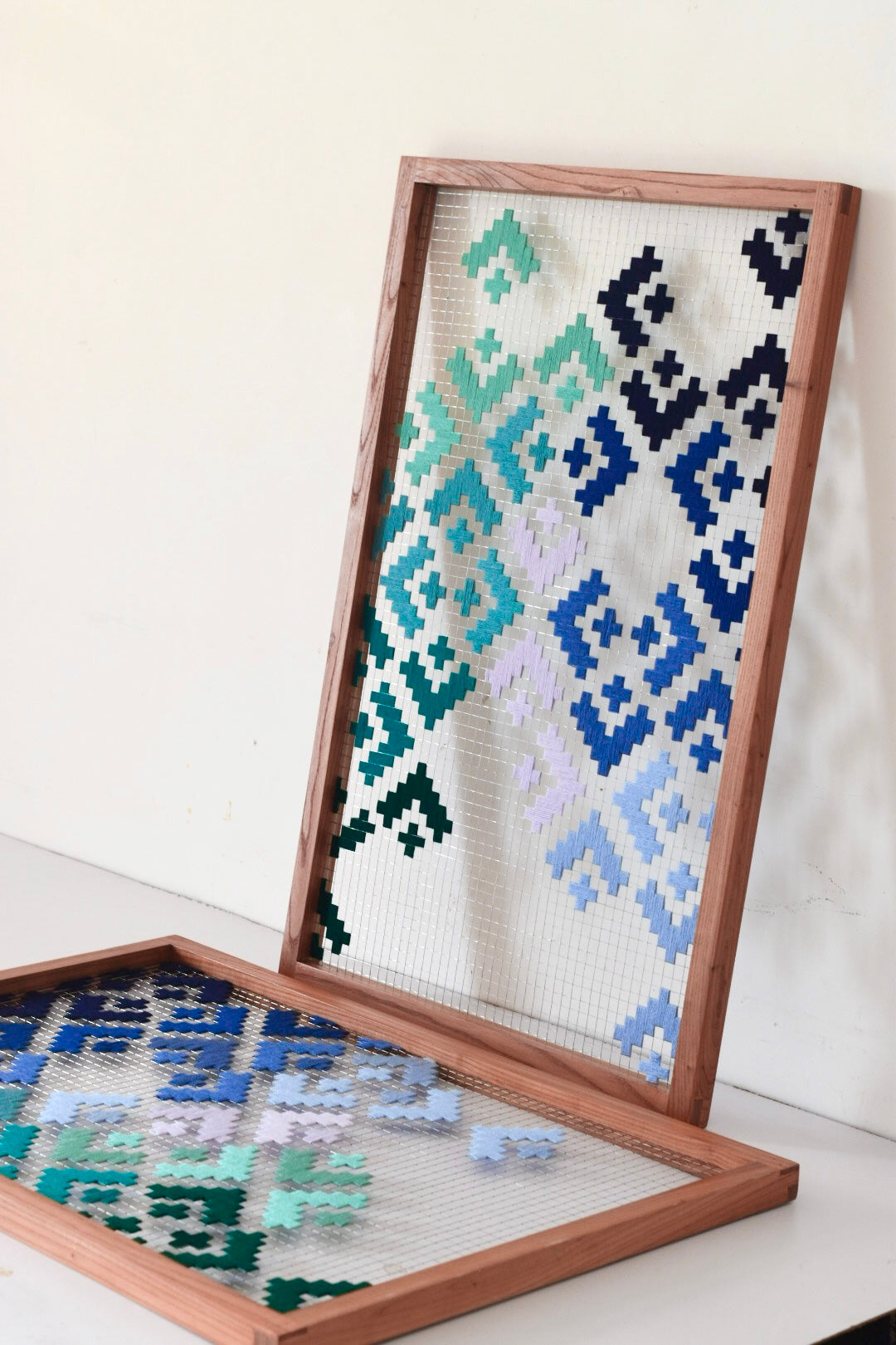 AMAZON - FRAMED TEXTILE ART