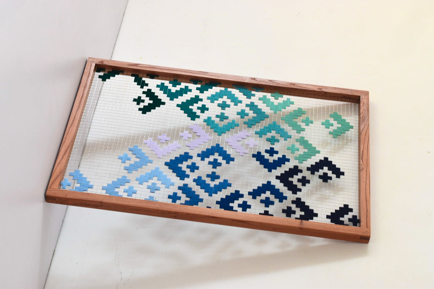 AMAZON - FRAMED TEXTILE ART