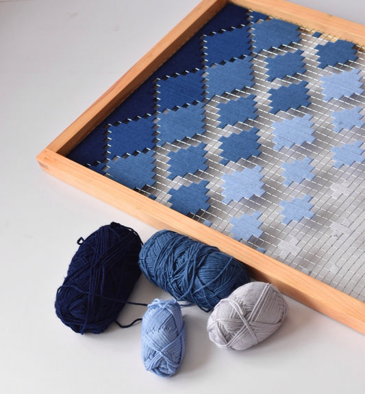 BLUEBELL - WOVEN FIBER ART