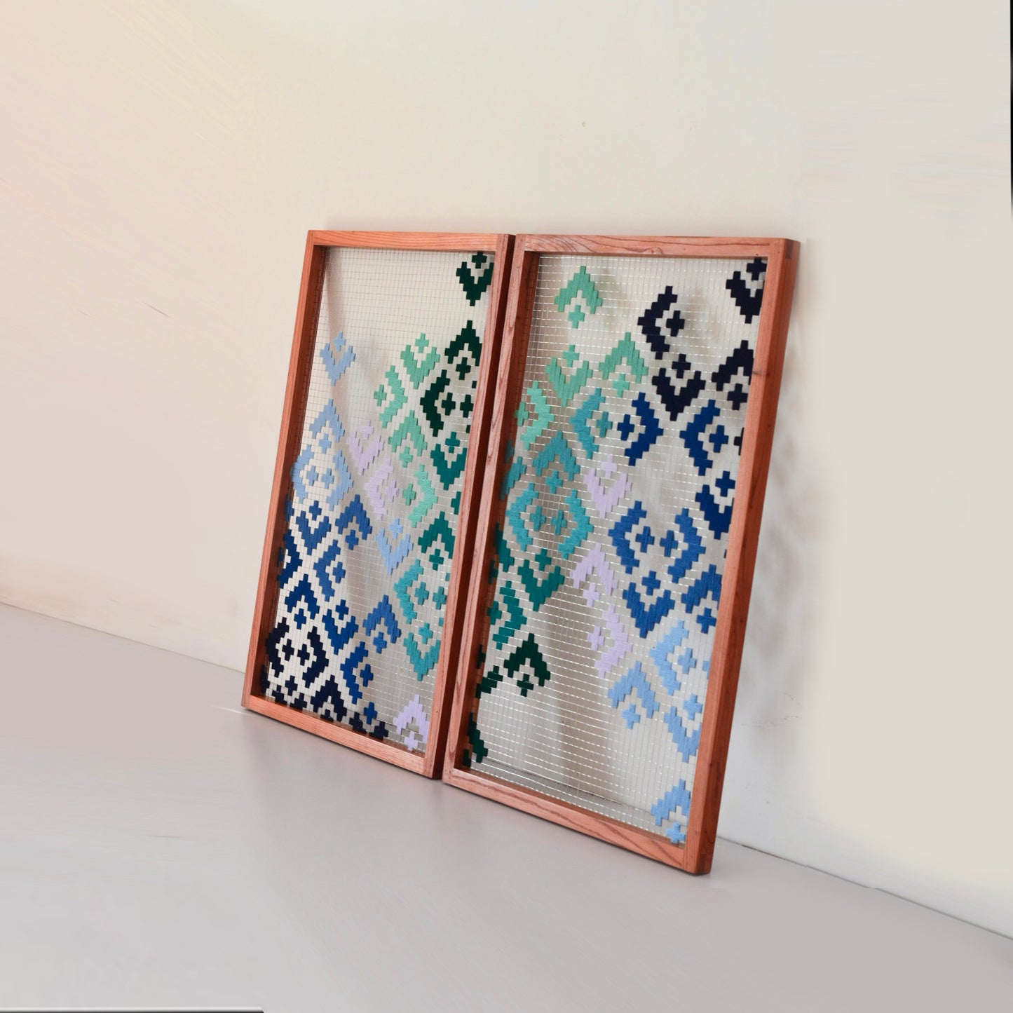 AMAZON - FRAMED TEXTILE ART