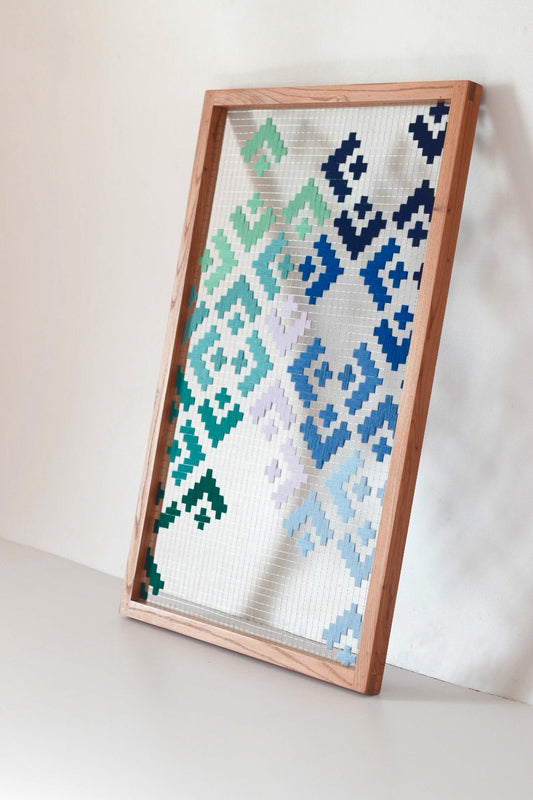 AMAZON - FRAMED TEXTILE ART