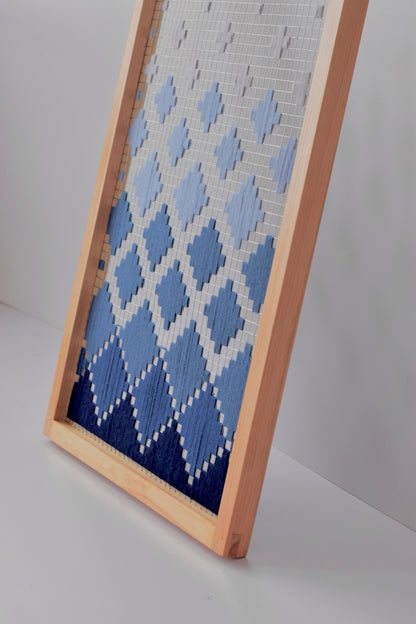 BLUEBELL - WOVEN FIBER ART