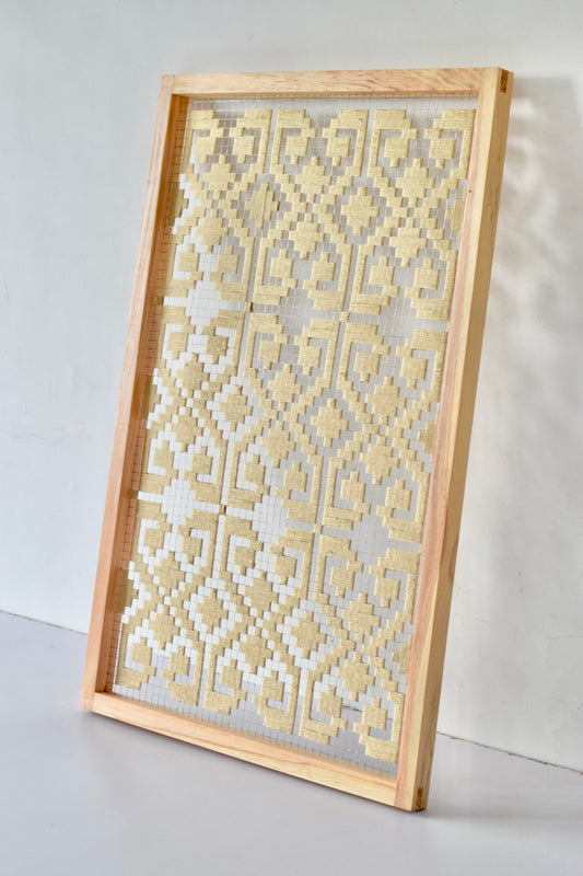 LABYRINTH - HANDMADE WOVEN ART