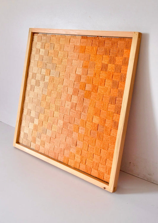 SUNKISSED - FRAMED FIBER ART